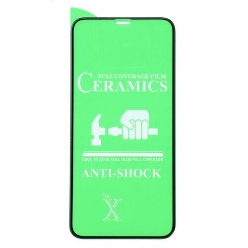 Небьющееся стекло 9H Anti-shock Film Ceramics (глянцевое) для Iphone 12/6,1'