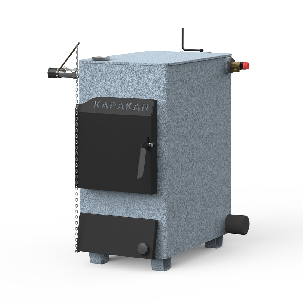 Котел твердотопливный "Каракан 14 ТЭГ 3" 14 кВт, одноконтурный, без плиты