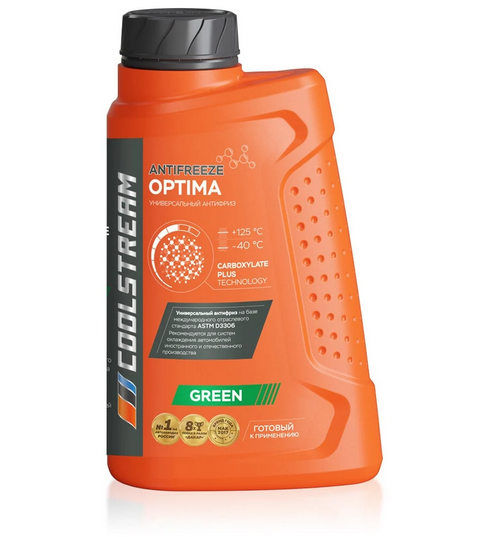 Антифриз Coolstream Optima Green 1 кг канистра