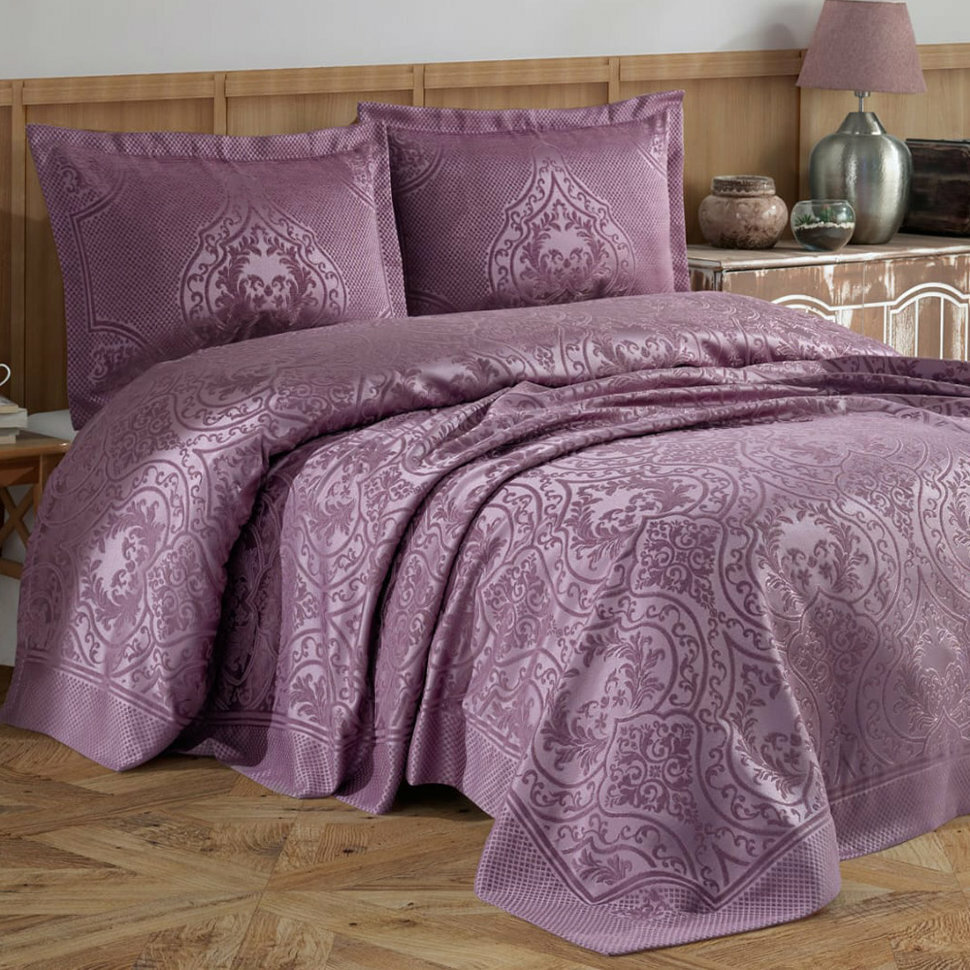 KARTEKS Покрывало Giada цвет: фиолетовый (240х260 см)