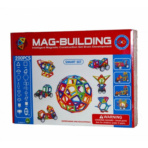 Конструктор магнитный Mag-Building GB-W200 Smart Set