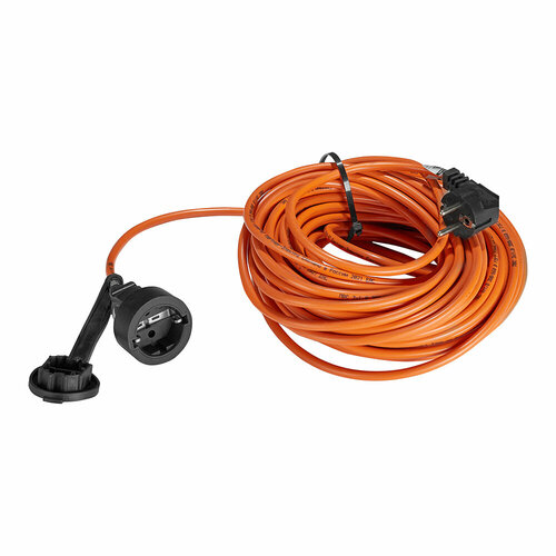 Удлинитель Партнер Электро с заземлением 30 м 2,5 кВт 1 розетка ПВС 3х1 кв. мм IP44