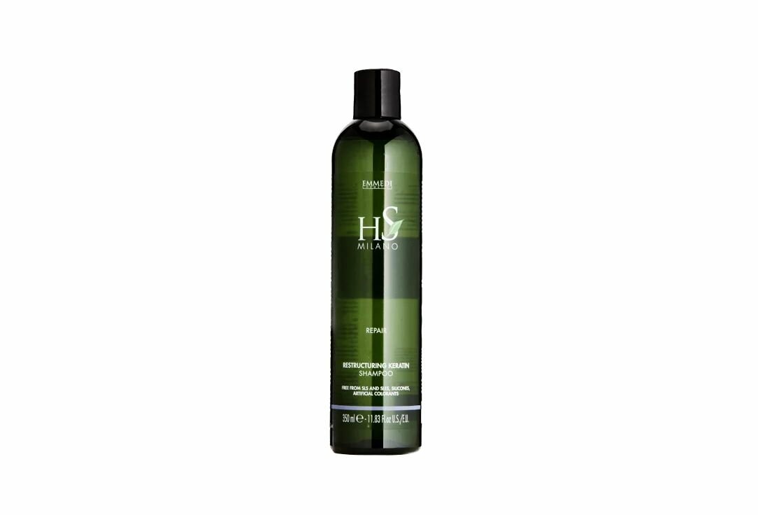 DIKSON Шампунь восстанавливающий для ослабленных волос Hs Milano Shampoo Repair Restructuring Keratin (300 мл)