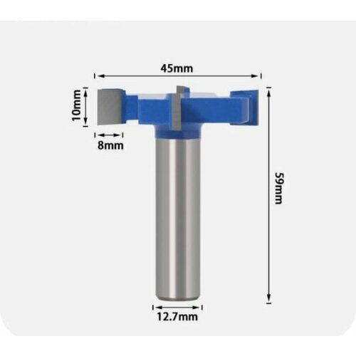 Фреза для выравнивания поверхности/хвостовик 12.7мм/диаметр 45мм