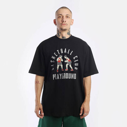 Футболка Playground Basketball Club Tee, размер M, черный