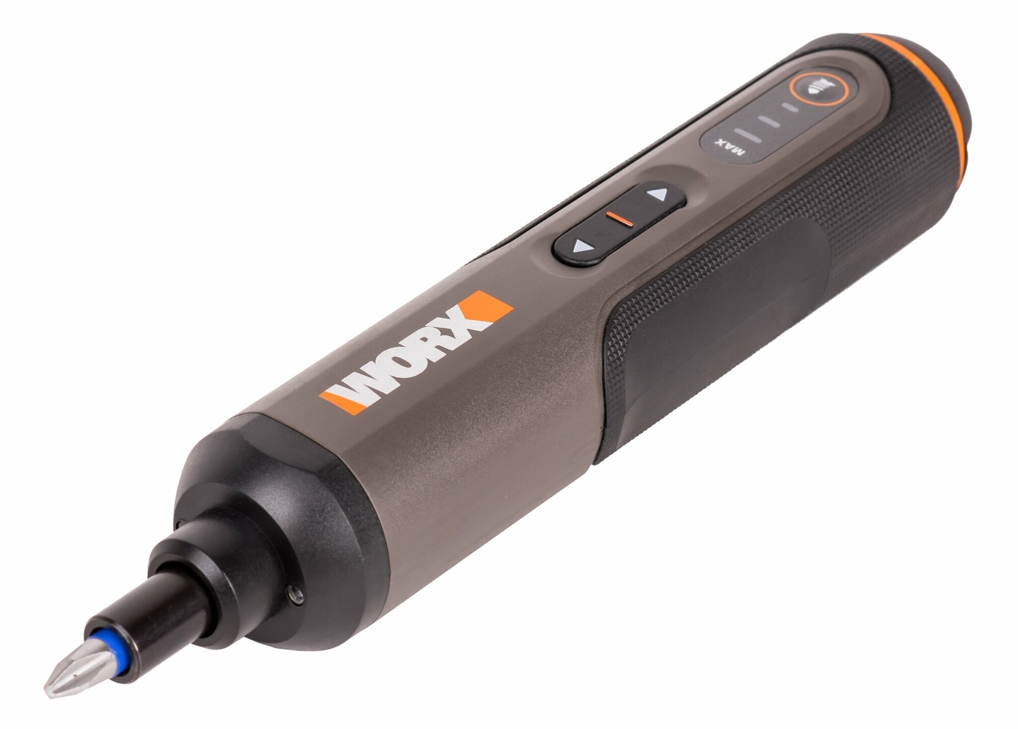 Отвертка аккумуляторная WORX WX240, 4В, 5Нм, 1,5Ач, набор оснастки — фото 1