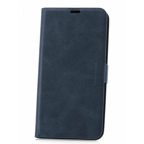 Чехол книжка для iPhone 13 Viva Madrid Finura Blue чехол для iphone 13 pro viva madrid ferro magnet dark gray