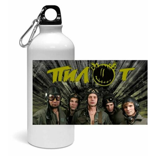 фото Спортивная бутылка пилот №3 goodbrelok