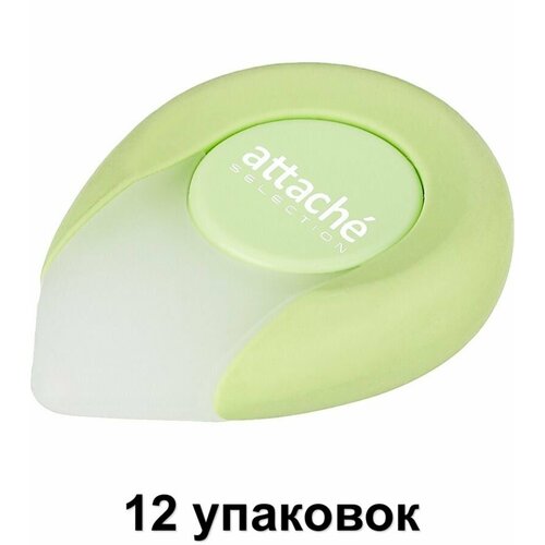 Attache Selection Ластик 2в1 с пластиковым держателем зелёный 12 шт 713₽