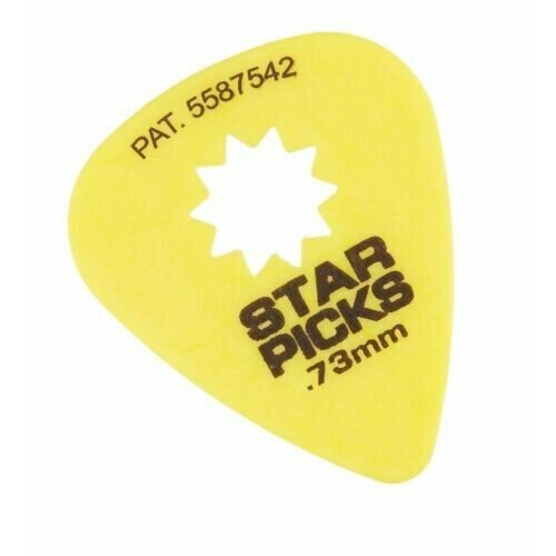 30013 Star Pick Медиаторы 72шт, толщина 0.73мм, Everly