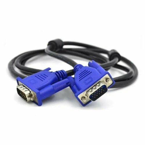 Кабель VGA-VGA 5м, экранированный, черный высококачественный кабель mindpure vga vga vg002 1 5м