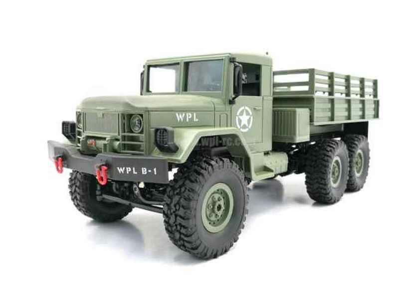 Конструктор грузовик WPL Army Truck масштаб 1:16 2.4G - WPLB-16K-Green