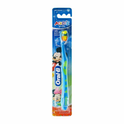 зубная щетка oral b kids toothbrush db 4510 k Зубная щетка Oral-B Kids Mickey Mouse Микки Маус  от 2 до 4 лет, мягкая, синяя