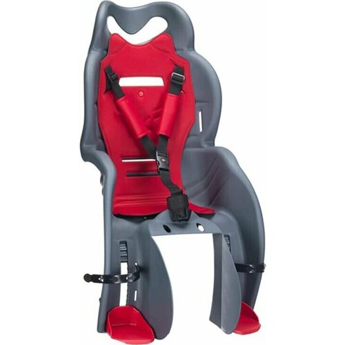 Велокресло детское SANBAS P (крепл. на багажник), серое (Италия)/280043