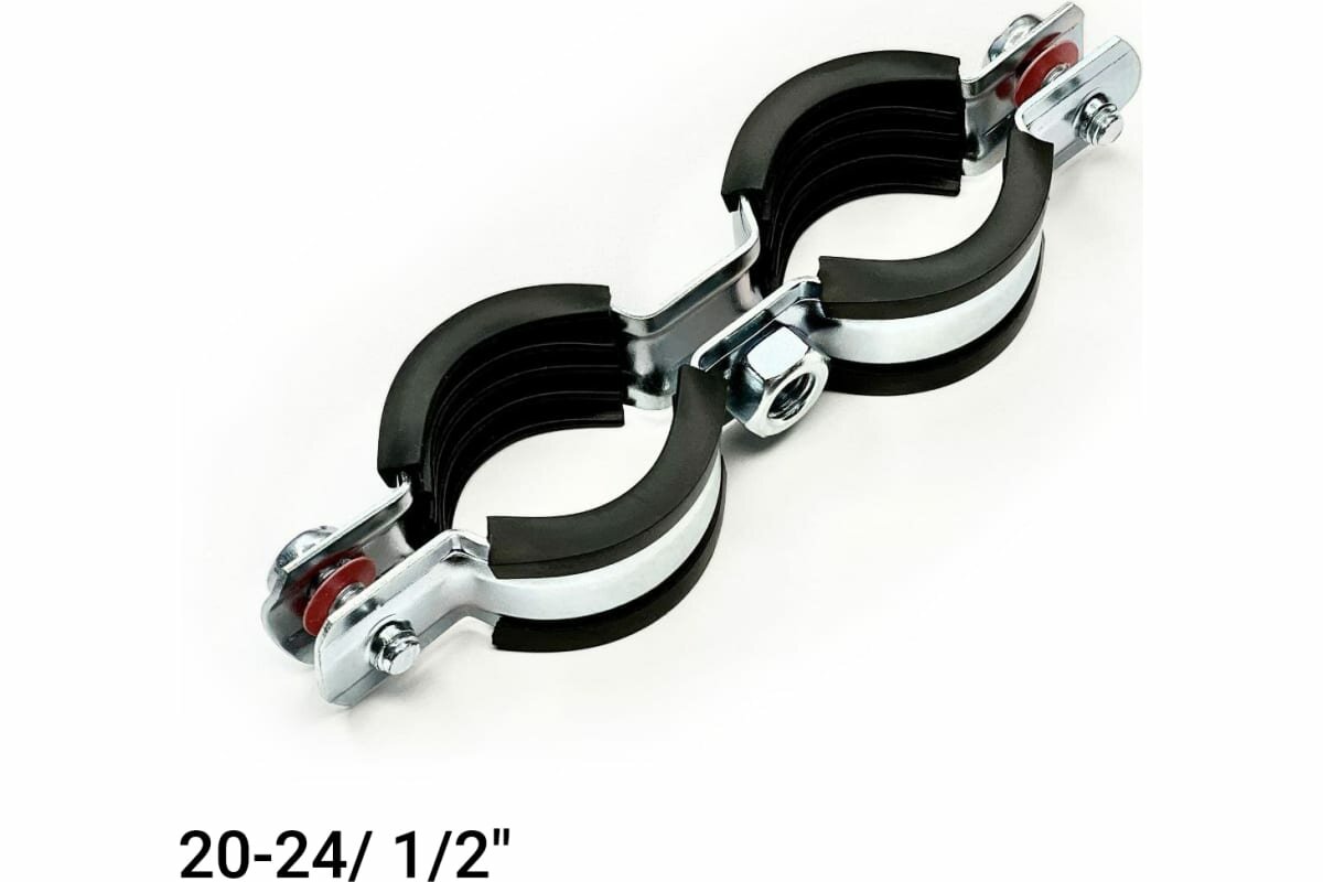 Хомут с EPDM уплотнителем 20-24 мм. UWS (1/2