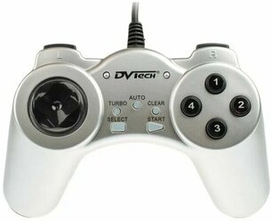 Геймпад проводной DVtech JS19 Shock Gear PC silver