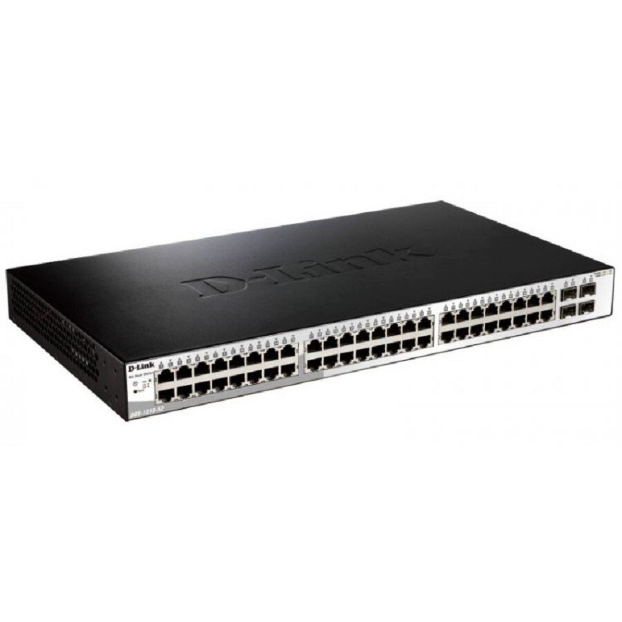 DGS-1210-52/F3A Настраиваемый L2 коммутатор с 48 портами 10/100/1000Base-T и 4 комбо-портами 100/1000Base-T/SFP (465795) D-Link - фото №2