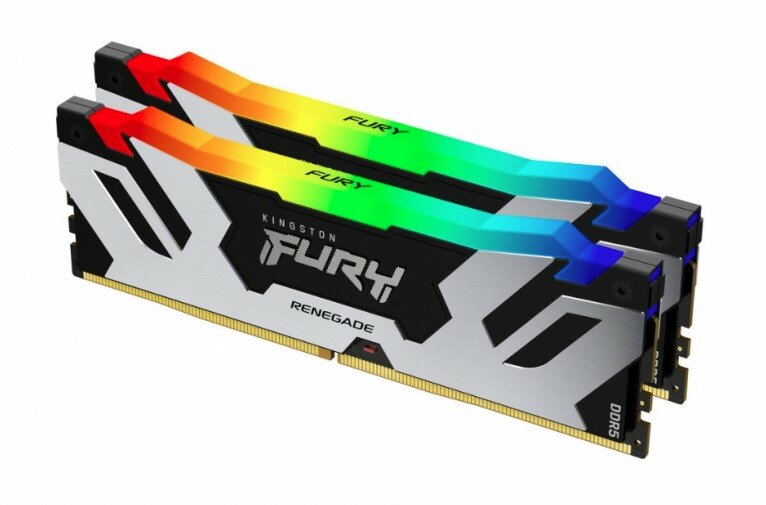 Оперативная память Kingston Fury Renegade RGB 32GB (16GBx2) DDR5 6400MHz CL32 KF564C32RSAK2-32