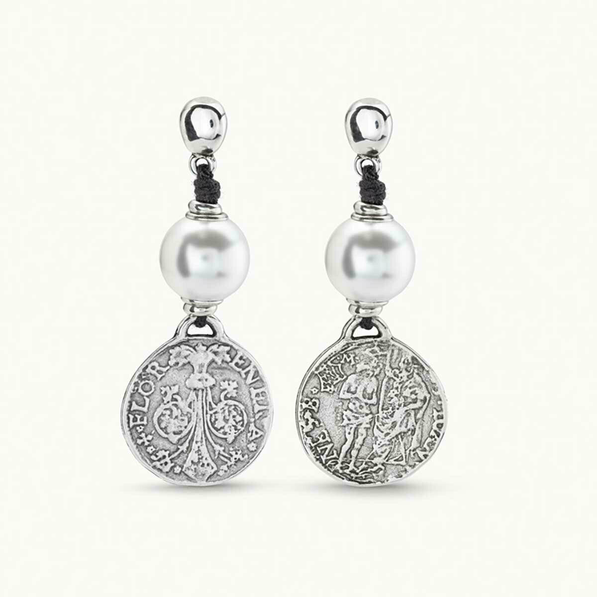 Серьги, жемчуг имитация