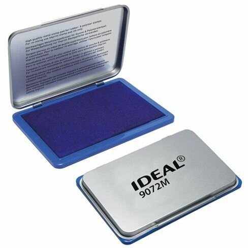фото IDEAL 9072-M Офисная настольная штемпельная подушка (70 х 110 мм.), Чёрный