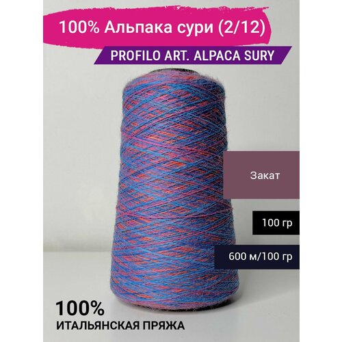 Пряжа PROFILO art. Alpaca Sury 100% Альпака сури (2/12) 100 гр. Италия