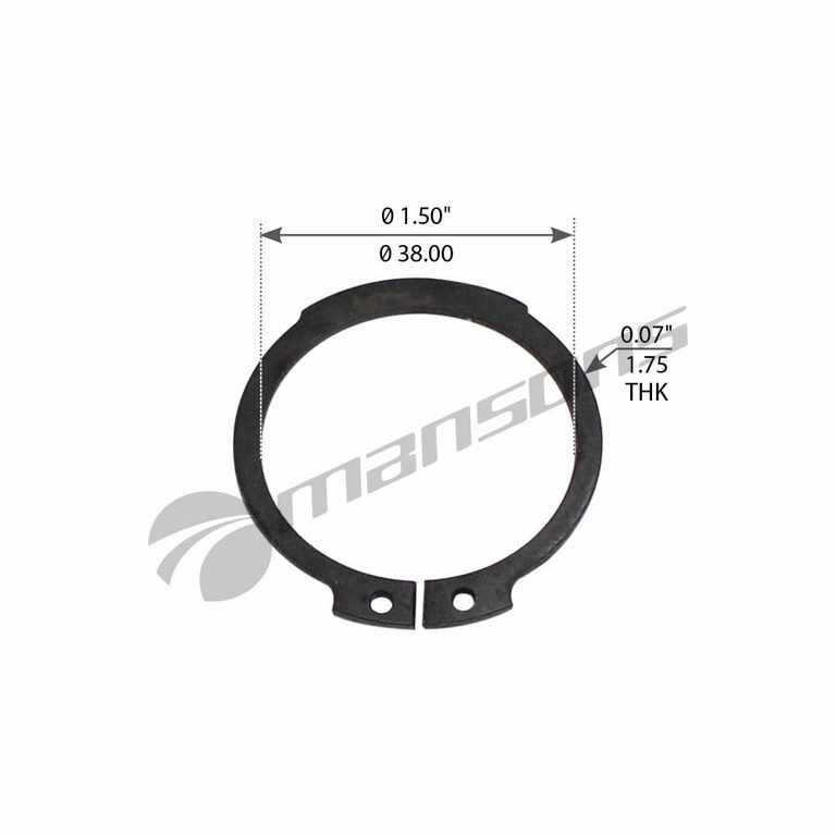 Кольцо стопорное SAF ступицы (37x1.75мм), CR01, MANSONS
