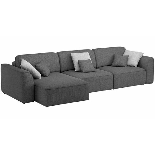 Диван угловой Сиэтл графит Левый угол
