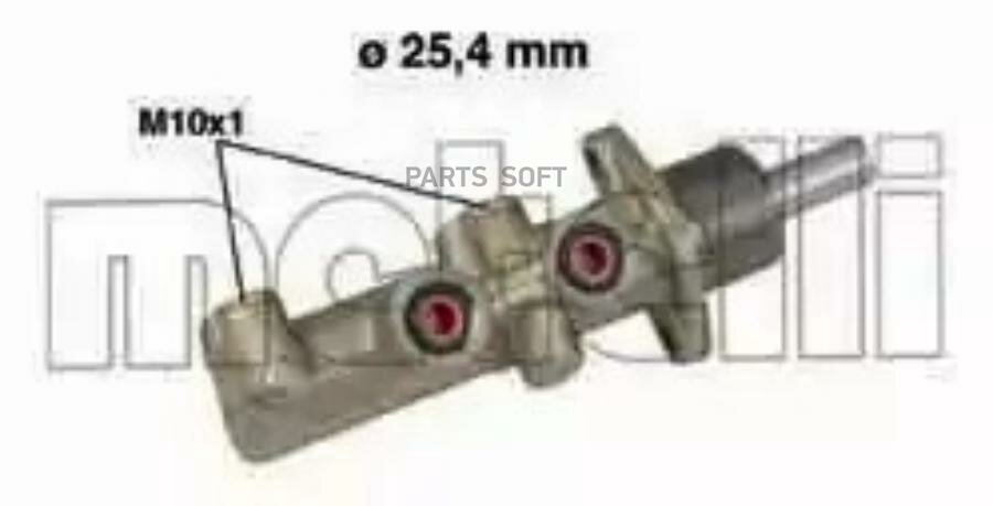 METELLI 050481 Цииндр тормозной