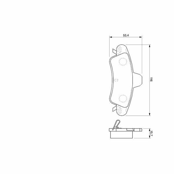 Тормозные колодки Bosch - фото №11