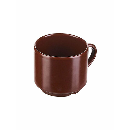 Чашки чайные 4 шт Борисовская Керамика Шоколад, фарфоровые, 200 мл