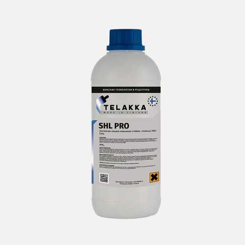Изображение товара Смывка очиститель старой краски с металла автомобиля, удаление химически стойких ЛКП. Усиленная TELAKKA SHL PRO 1кг