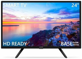 Телевизор Harper 24R491TS (24"/1366x768/HDMI,USB/DVB-T2/WiFi/SmartTV/Черный HD)