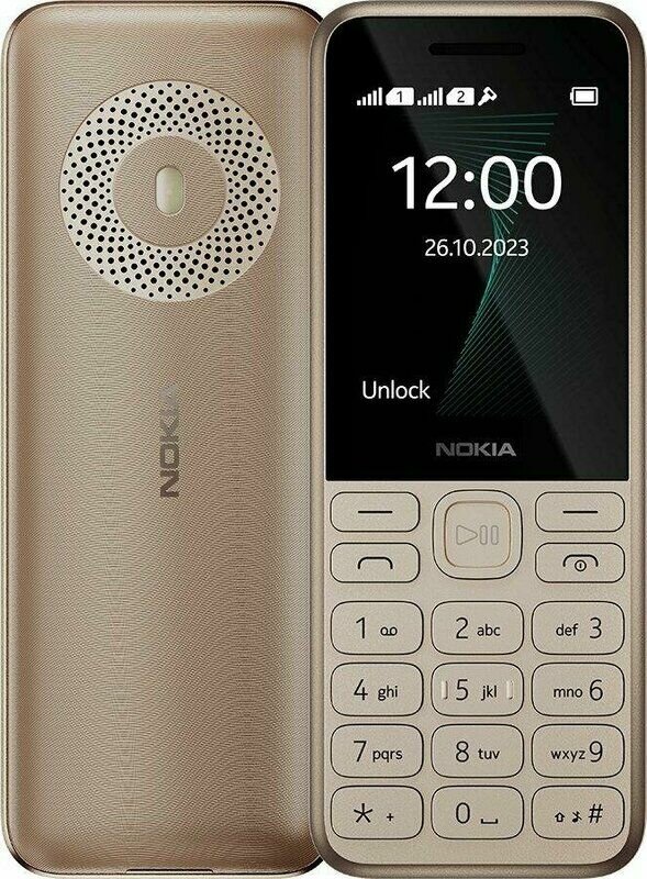 Сотовый телефон Nokia 130 TA-1576 DS EAC LIGHT GOLD