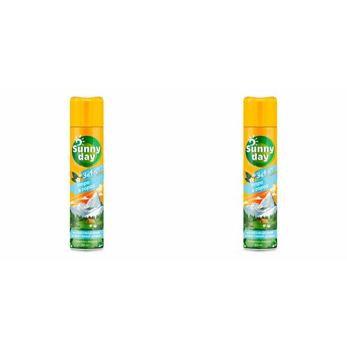 Sunny Day Освежитель воздуха, Утро в горах, 300мл, 2 штуки