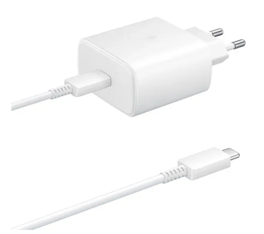 Сетевое зарядное устройство 45W / USB Type C- USB Type C / Super Fast Charging 2.0 / Белый