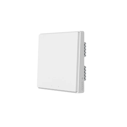 Умный выключатель Aqara Wall Light Switch D1 QBKG23LM (White/Белый) CN wofea 433mhz wireless wall switch for light lamp rf 86 wall panel transmitter safety switch