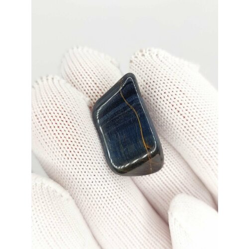 Соколиный глаз, галтовка, 1шт, 1,5-3см