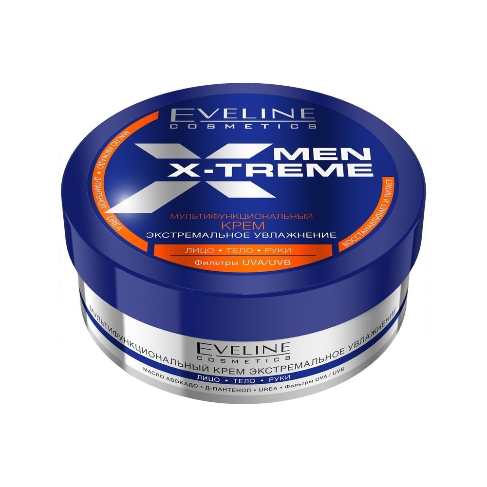 Крем Eveline "Men X-treme", мультифункциональный, экстремальное увлажнение, 200 мл