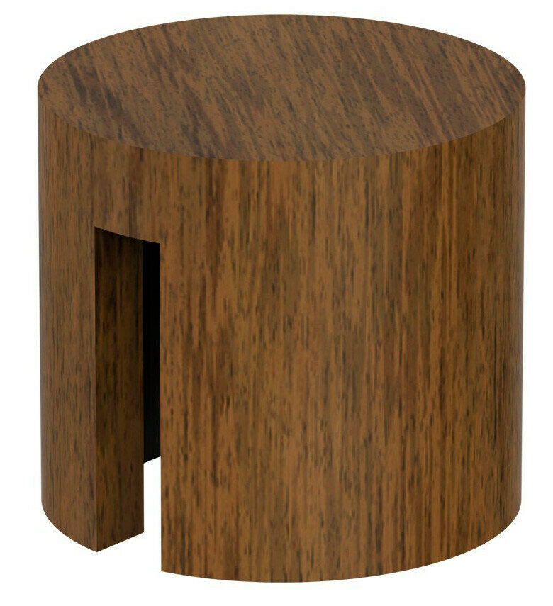 Декоративная крышка для ручки смесителя TOKITO, темное дерево