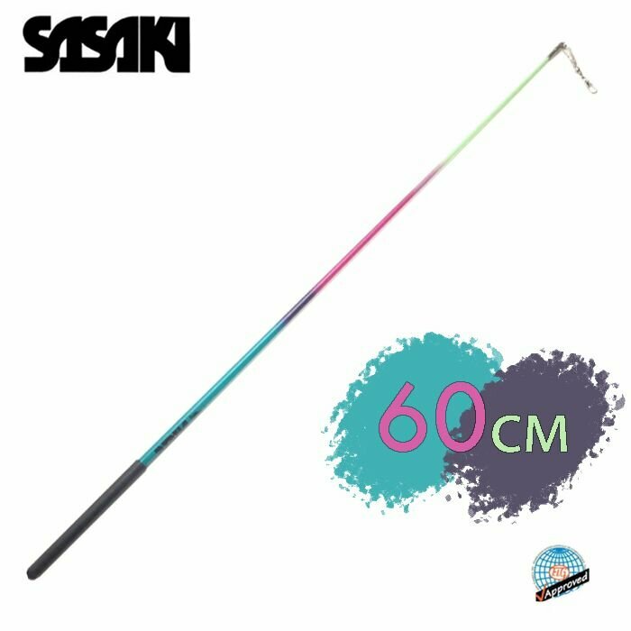 Палочка SASAKI разноцветная М-781T 60см EMG (Изумрудный-Розовый-Светло-зеленый)