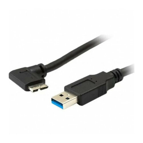 фото Кабель ks-is usb3.0 ks-465ar-0.5 usb-a(m)-usb micro b(m) угловой правый 50см.