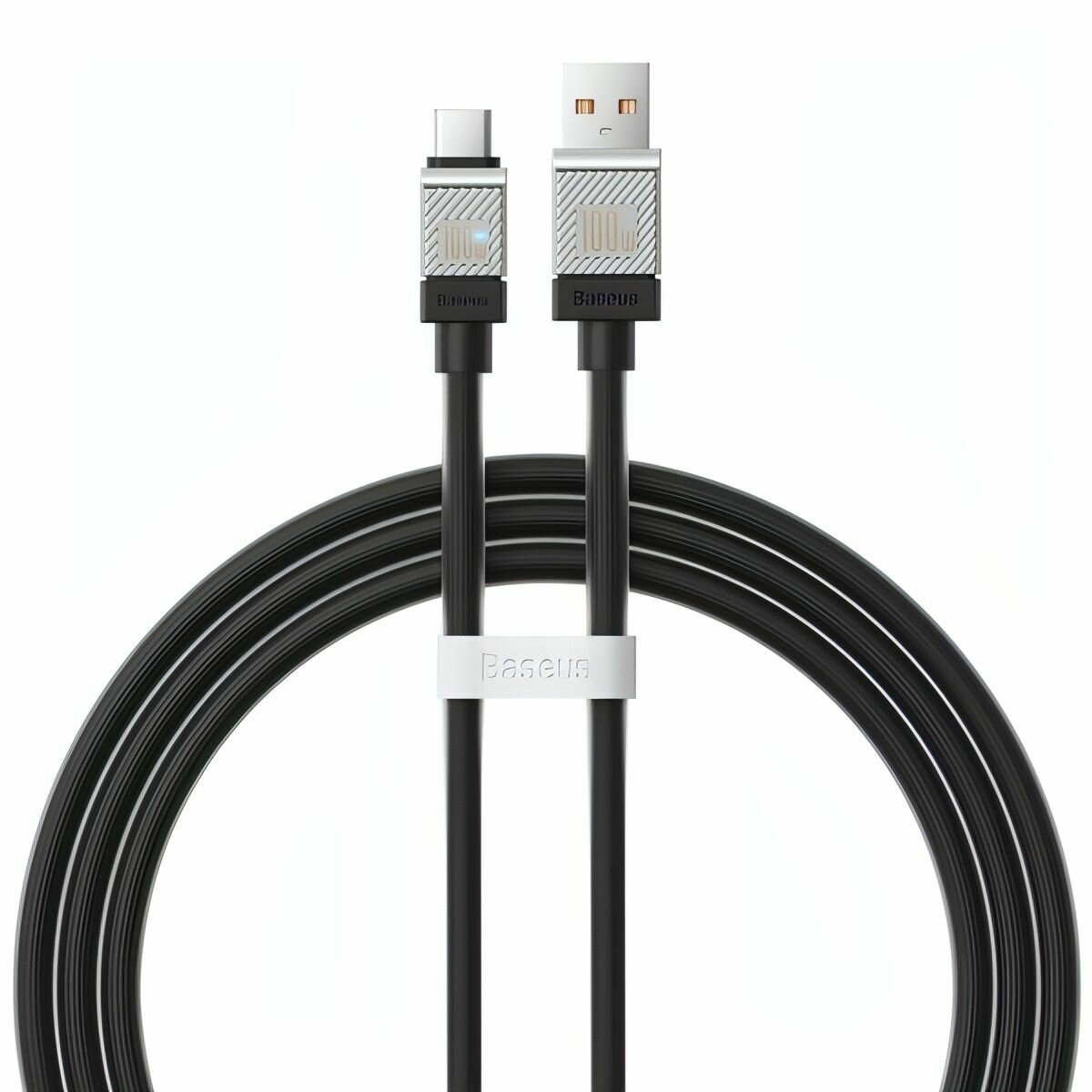 Кабель USB - Type-C Baseus CoolPlay быстрая зарядка 100Вт 1 м черный — фото 1