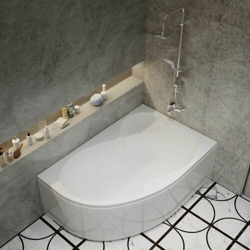 Изображение товара Ванна акриловая асимметричная Triton Мари 170х110-левая белая