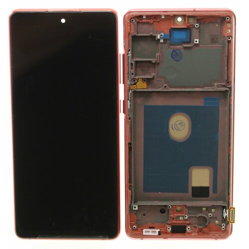 Дисплей для Samsung Galaxy S20 FE/S20 FE 5G (G780F/G781B) в рамке Красный In-Cell