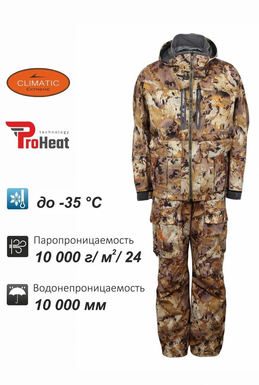 Костюм Remington 3 в 1 Blizzard Yellow Waterfowl Honeycombs