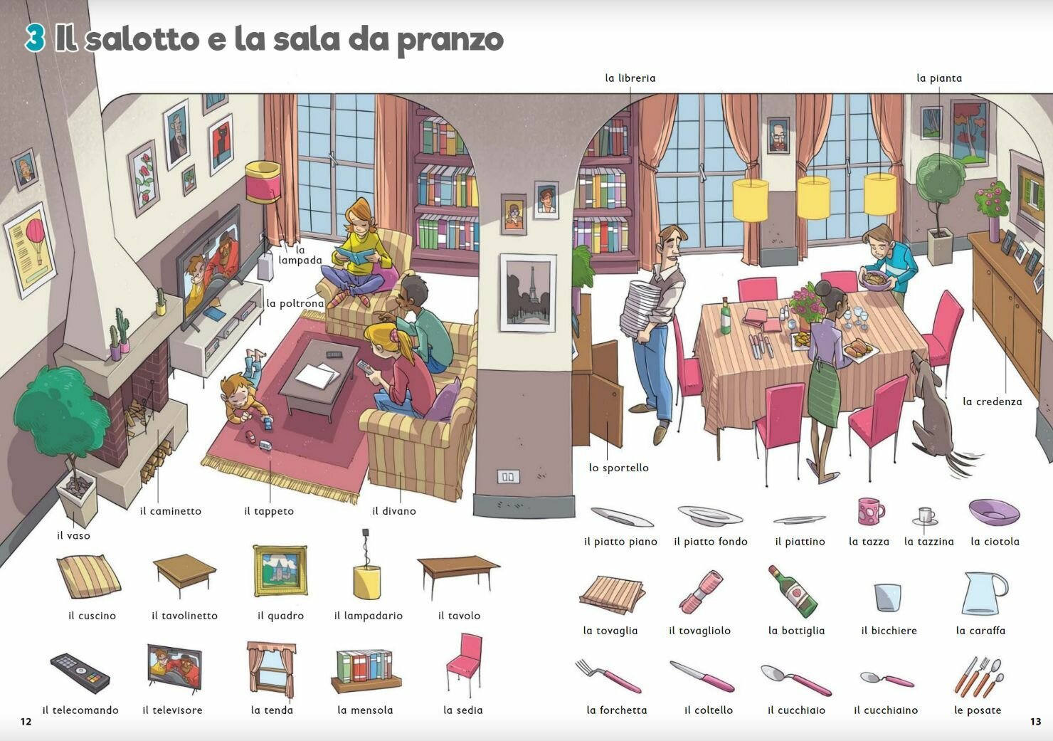 ELI Dizionario Illustrato +eBook (A2-B1) / Иллюстрированный словарь итальянского языка - фото №6