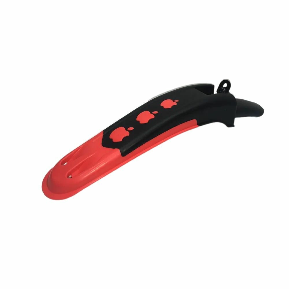 Комплект крыльев на велосипед, переднее и заднее, для детского и подросткового, крепление за бустер, красные — фото 1