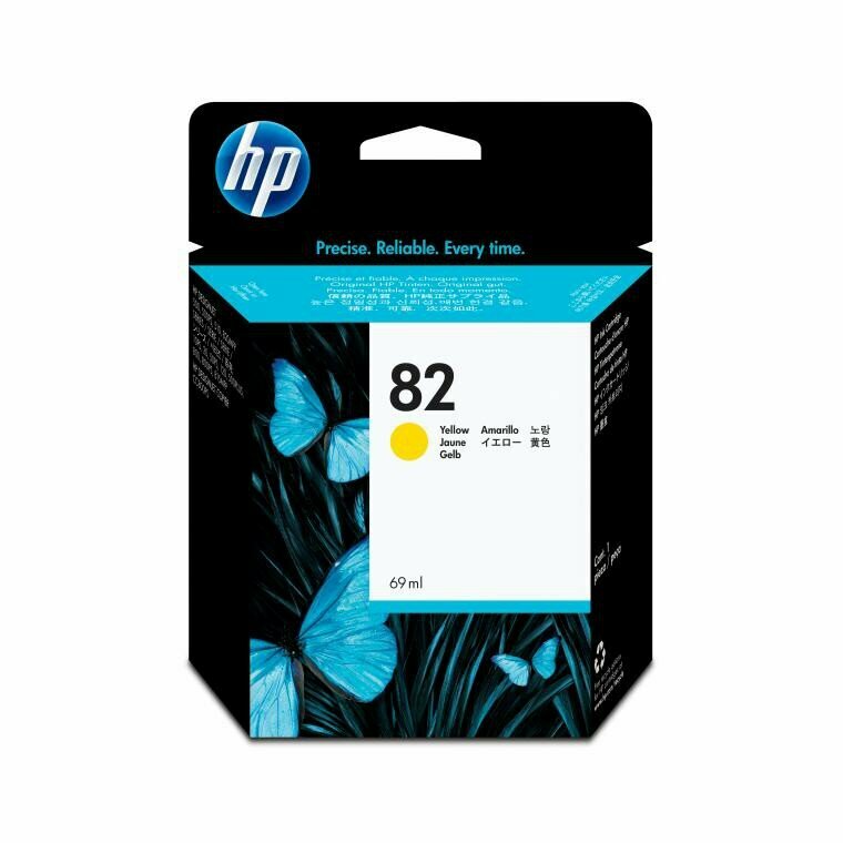 Картридж HP C4913A №82 Желтый для для Designjet 500 Plus 500ps Plus 510 510ps 800 800ps 815