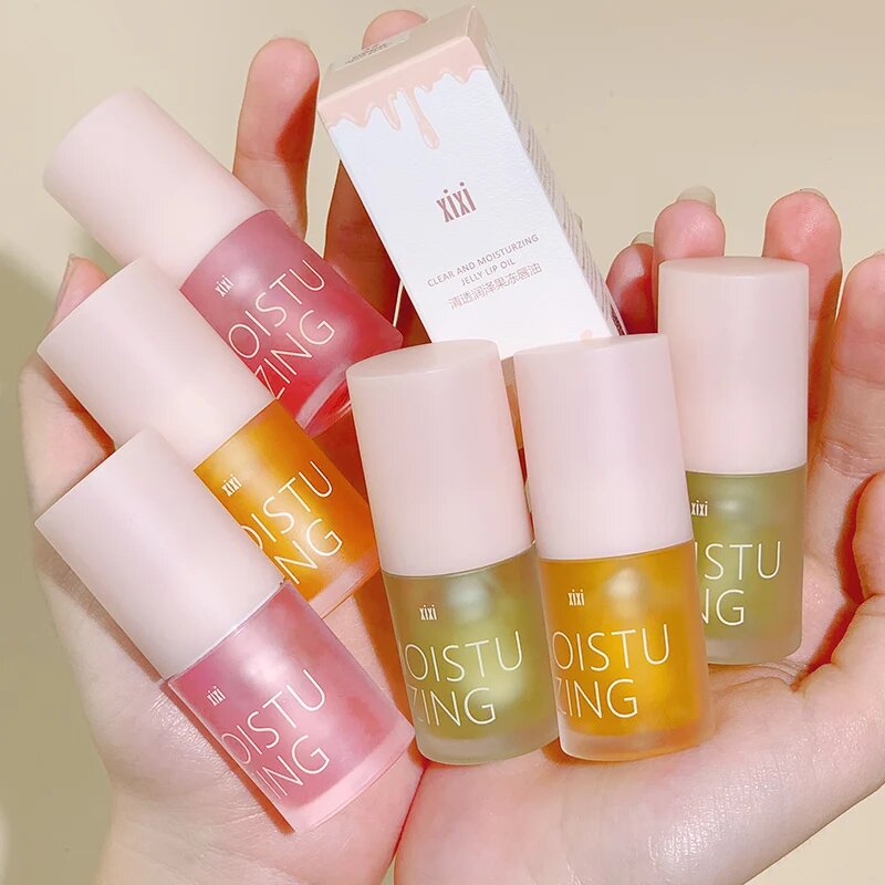 Блеск для губ желе Jelly Lip Oil бальзам для губ увлажняющий 1 штука