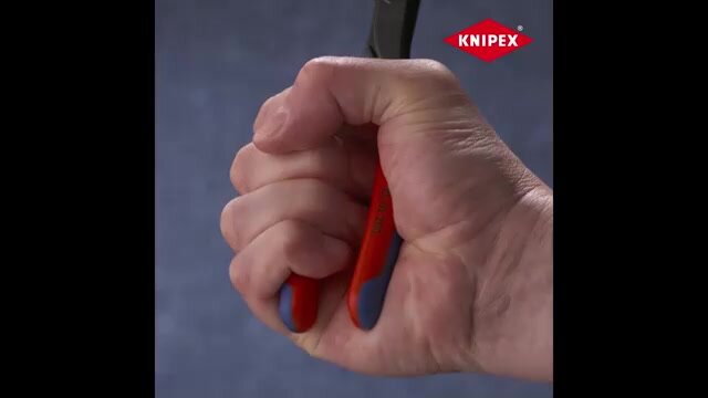 Клещи KNIPEX TwinGrip с фронтальным и боковым захватами, зев 4-22 мм, длина 200 мм, обливные ручки KN-8201200 — фото 1